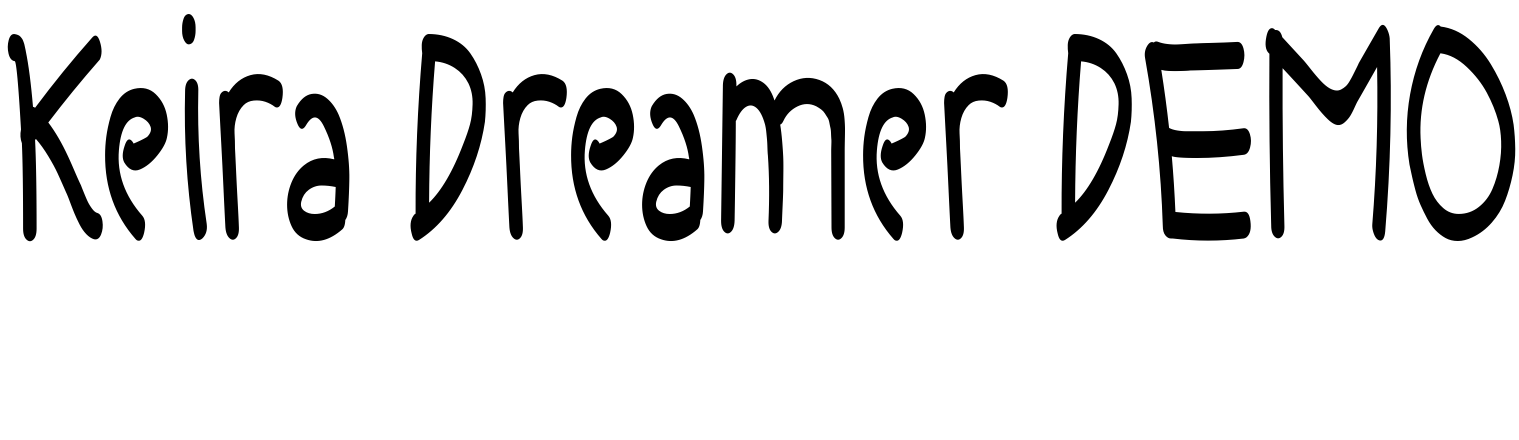 Font Keira Dreamer DEMO