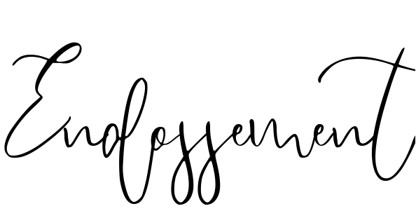 Font Endossement