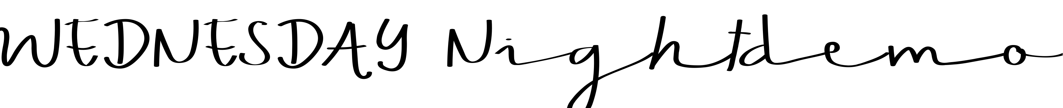 Font WEDNESDAY Nightdemo