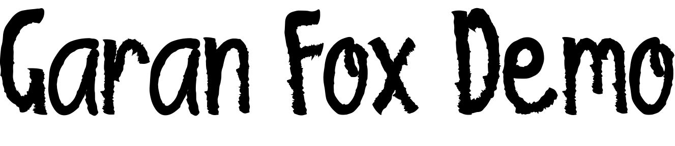 Font Garan Fox Demo