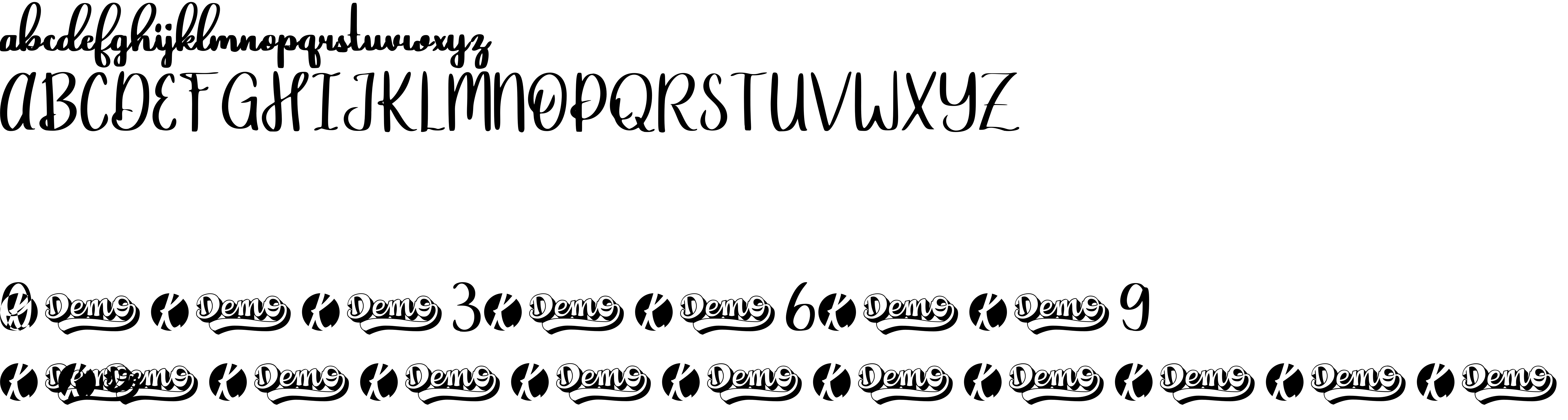 Preview font Ghemylia