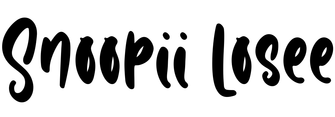 Font Snoopii Losee