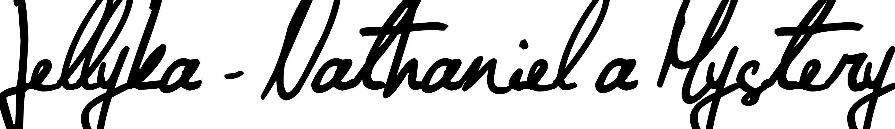 Font Jellyka - Nathaniel a Mystery
