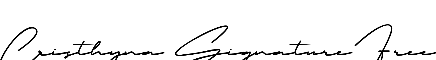 Font Cristhyna Signature Free