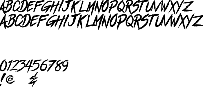 Шрифт Act of Rejection