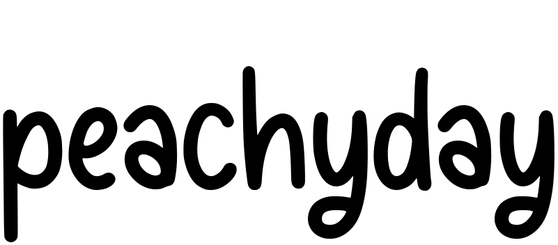 Font peachyday