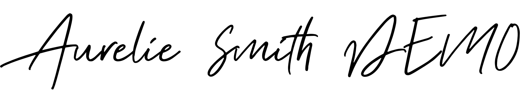 Font Aurelie Smith DEMO