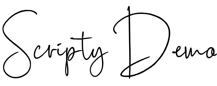 Font Scripty Demo
