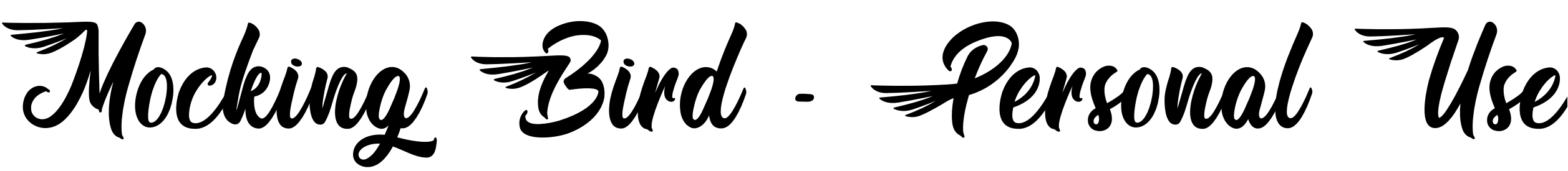 Font Mocking Bird - Personal Use