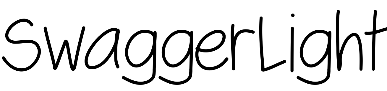 Font SwaggerLight