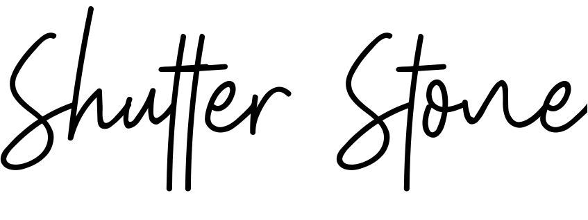 Font Shutter Stone
