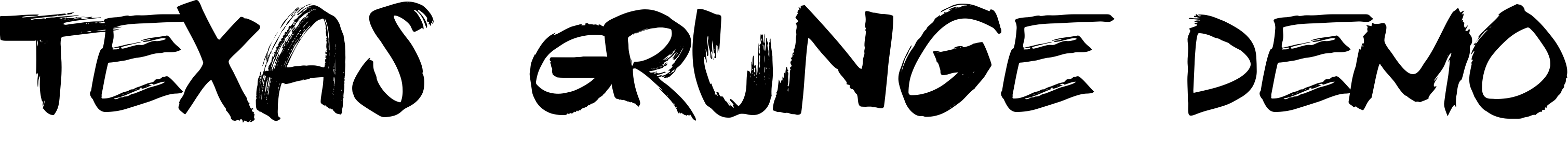 Font Texas Grunge Demo