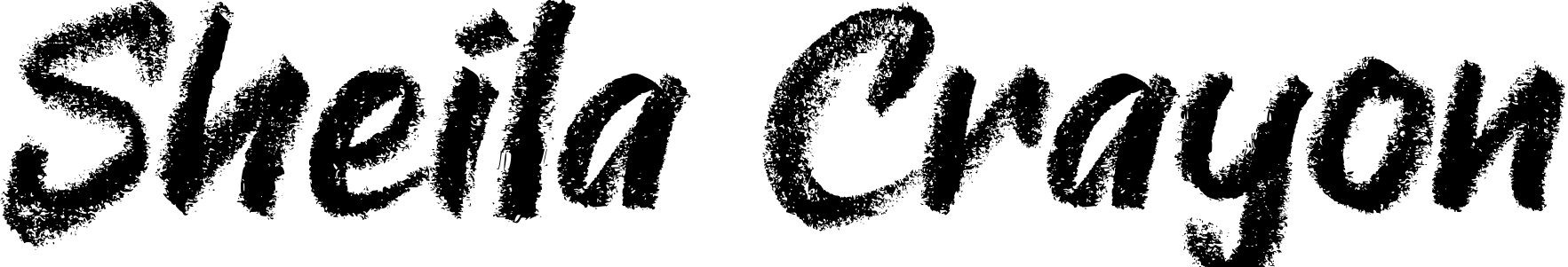 Font Sheila Crayon