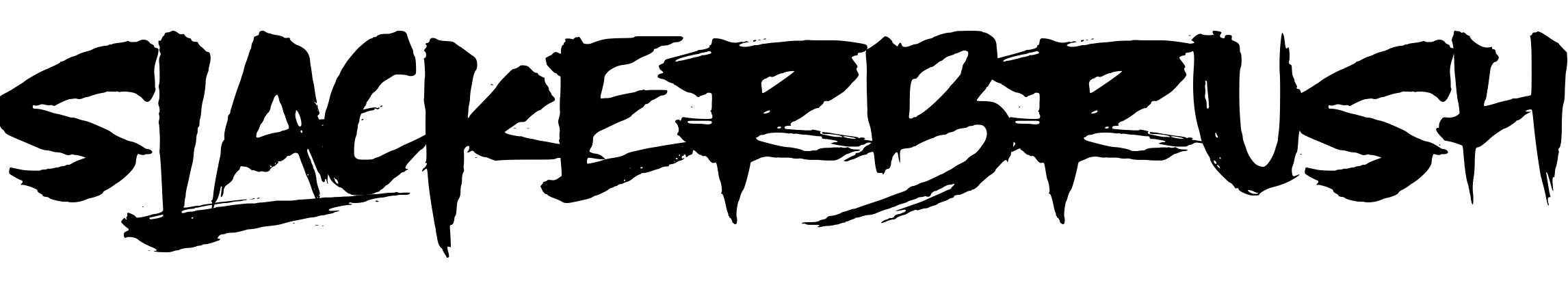 Font SlackerBrush