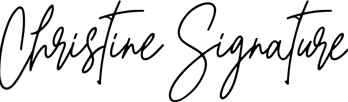 Font Christine Signature