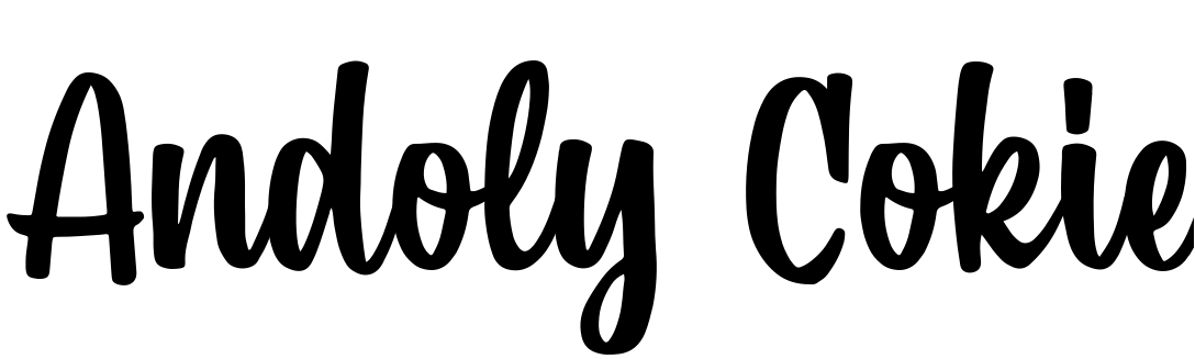 Font Andoly Cokie