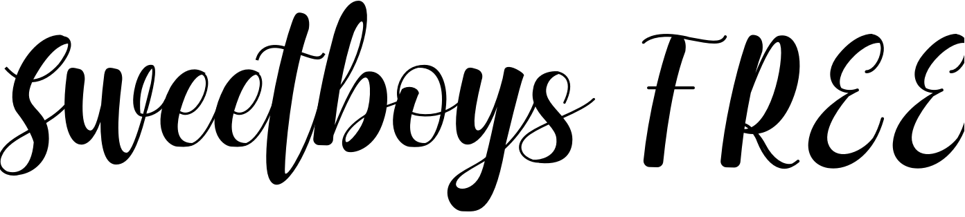 Font Sweetboys FREE