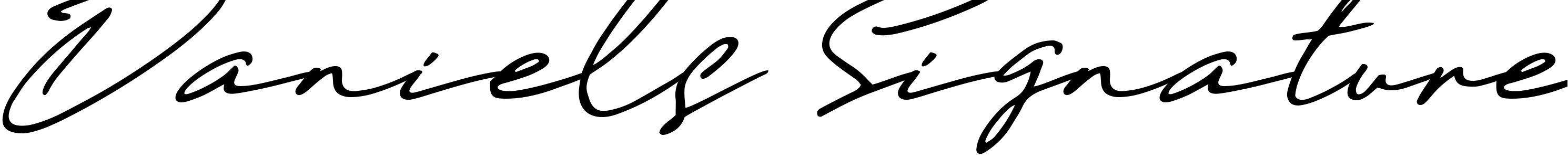 Font Daniels Signature
