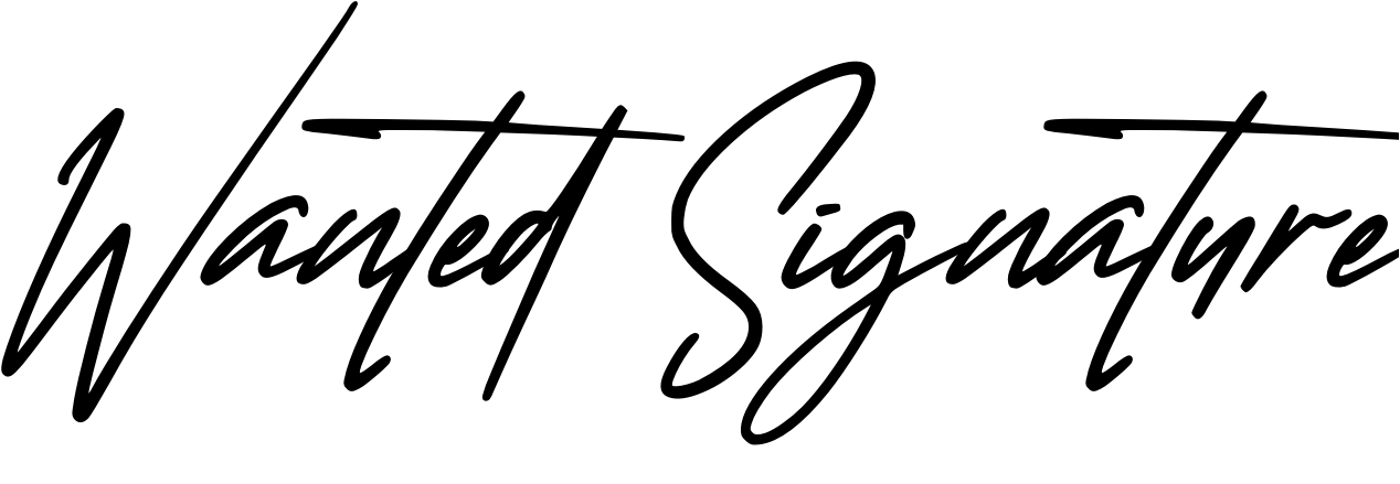 Font Wanted Signature