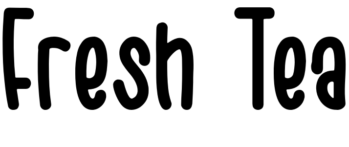 Font Fresh Tea