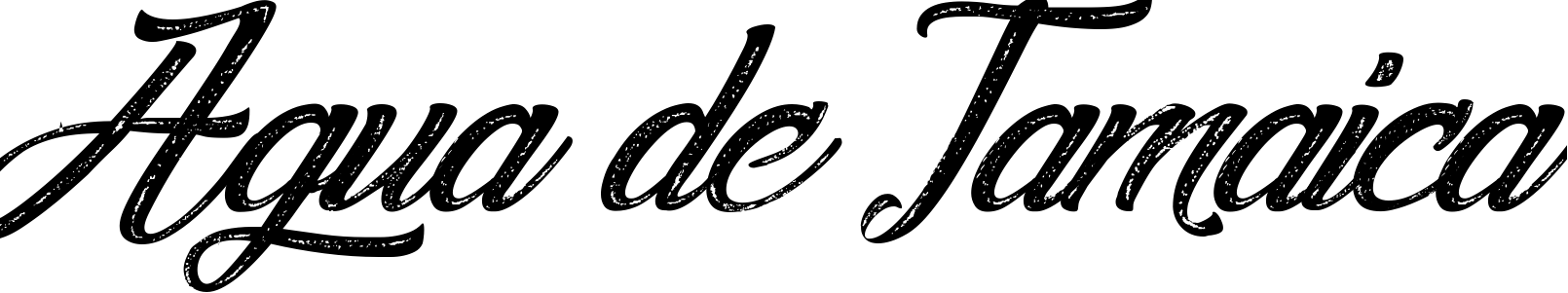 Font Agua de Jamaica