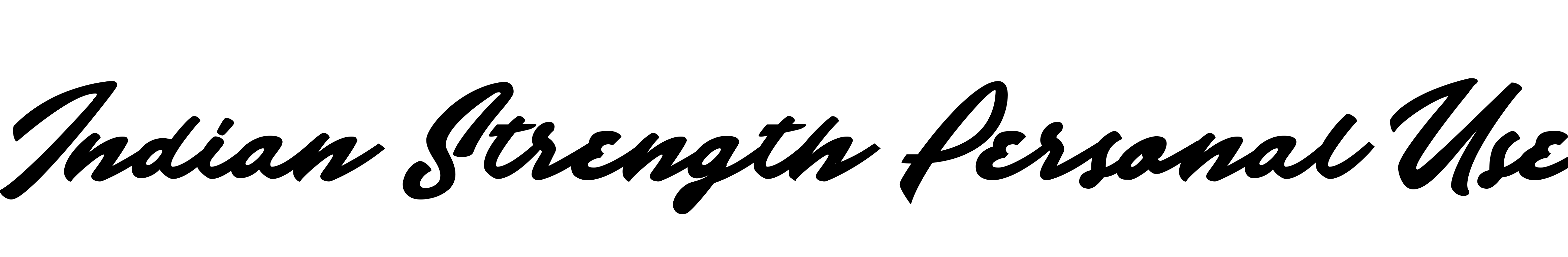 Font Indian Strength Personal Use