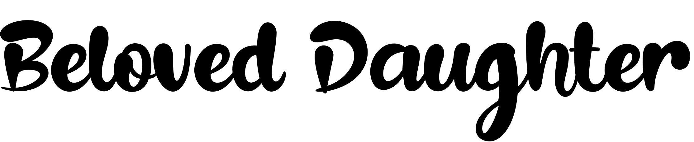 Font Beloved Daughter