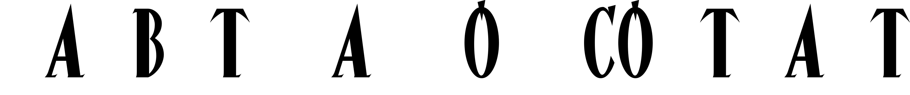 Font Narbut Narrow Contrast