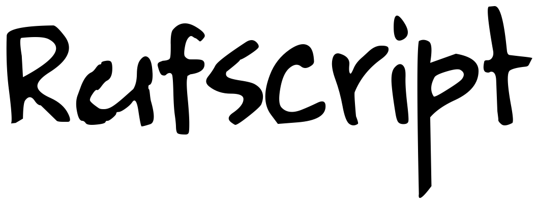Font Rufscript