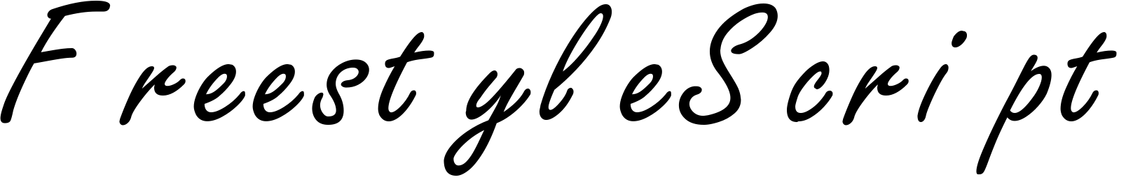 Font FreestyleScript