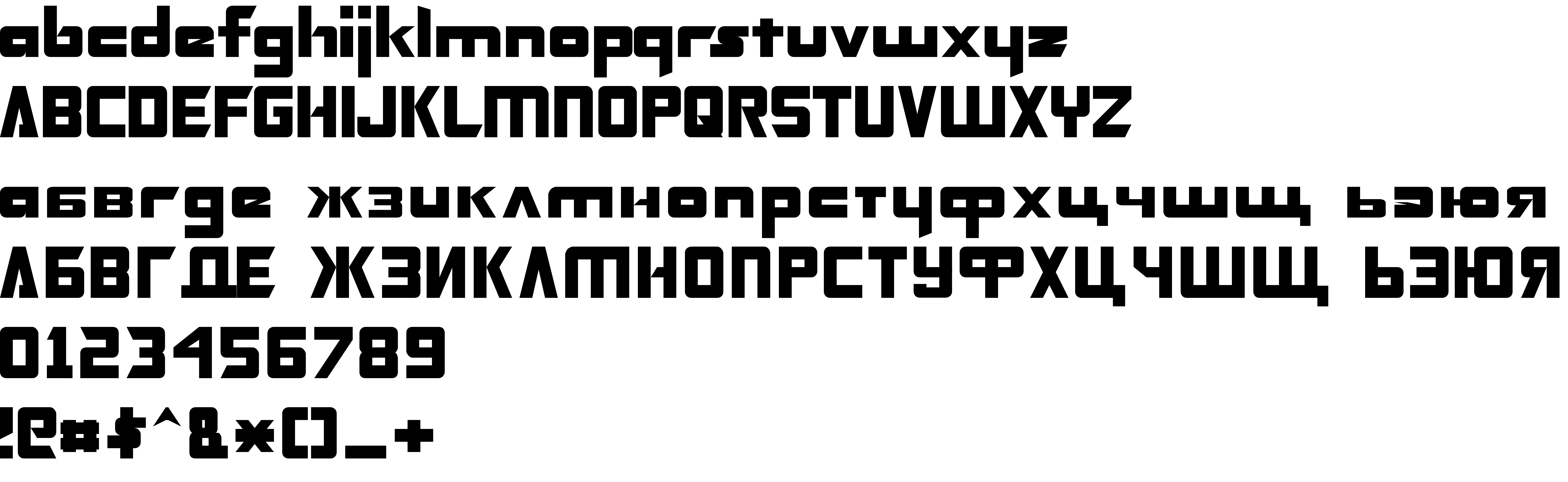 Preview font Transformers Solid
