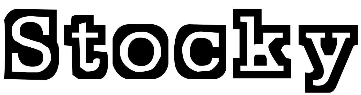 Font Stocky