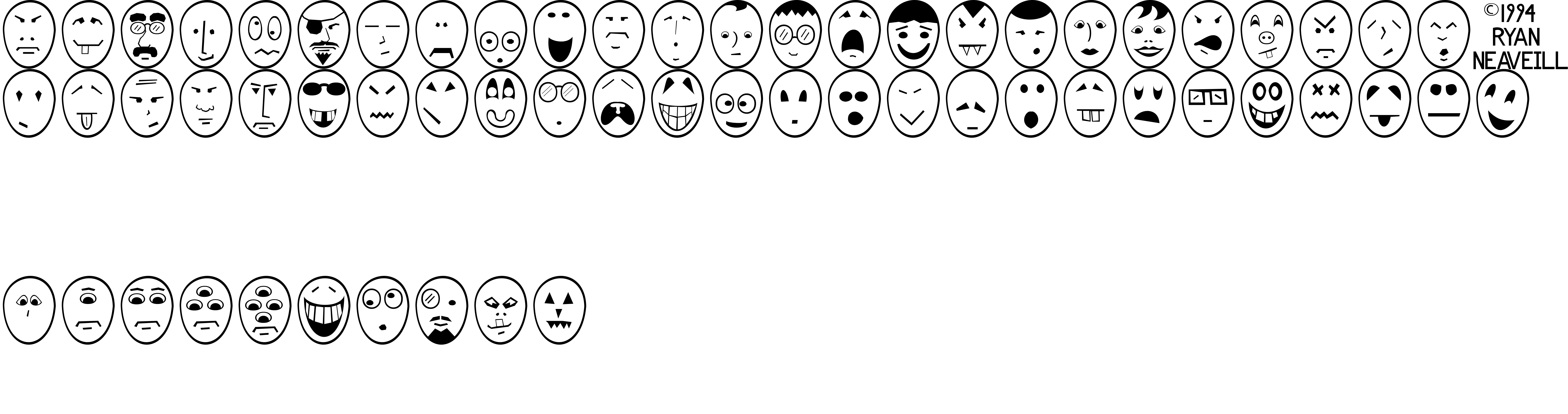 Preview font Funny Face