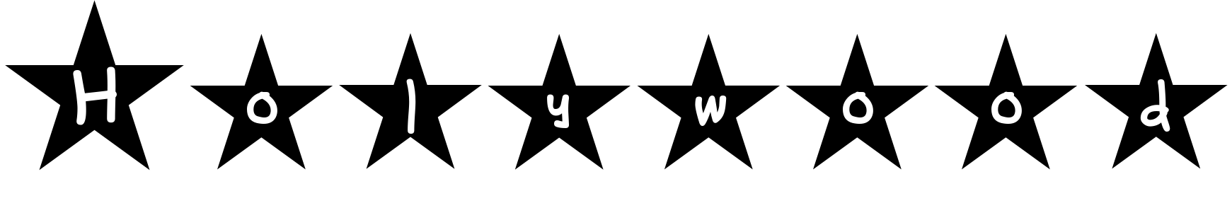 Font Holywood