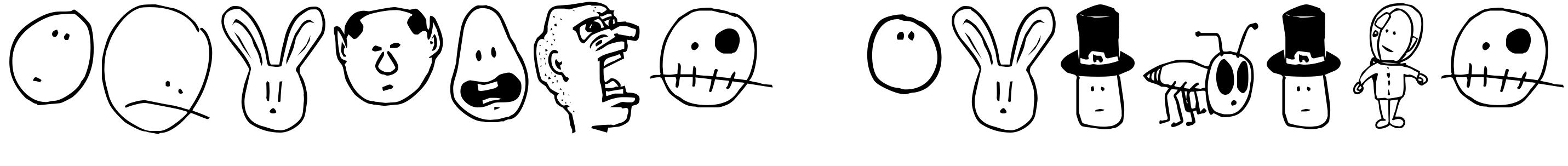 Font Tombats Smilies