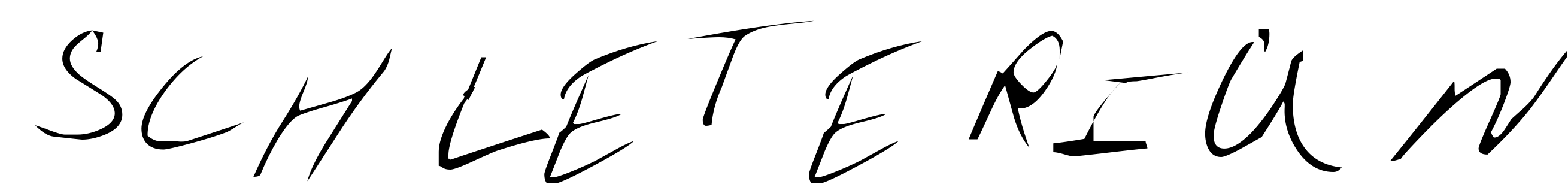 Font schleterian