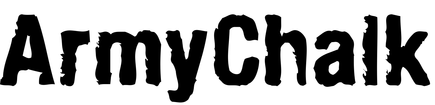Font ArmyChalk