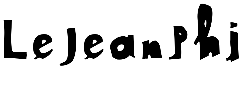 Font LeJeanPhi