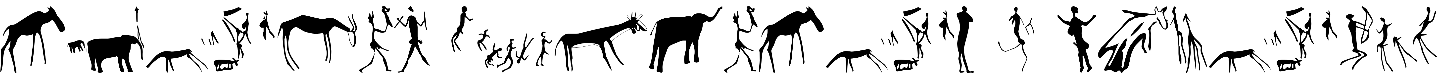 Font Afrika RockArt N Cberg2