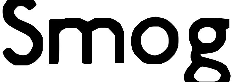 Font Smog