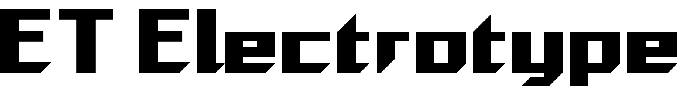 Font ET Electrotype