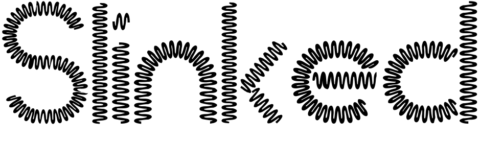 Font Slinked