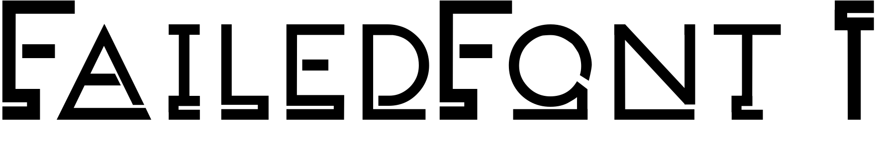 Font FailedFont 1