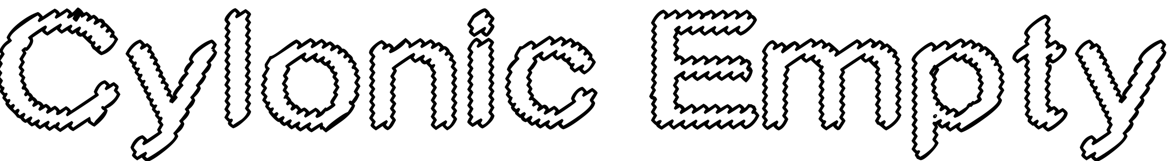 Font Cylonic Empty