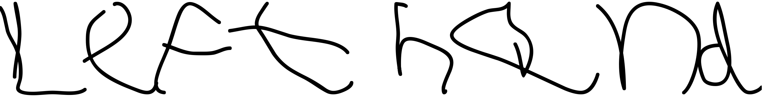 Font Left hand