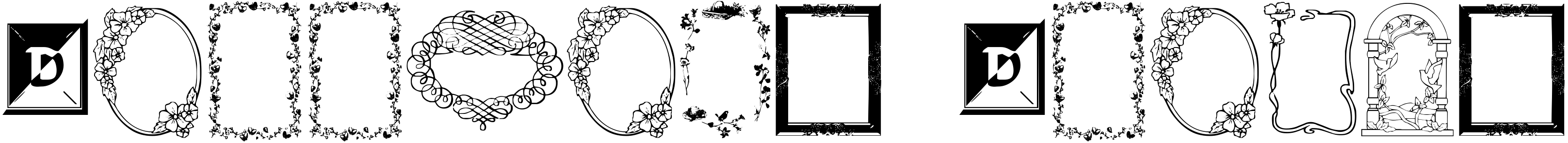 Font Darrians Frames
