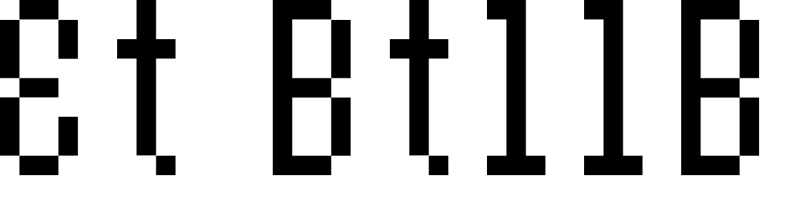 Font Et Bt11B