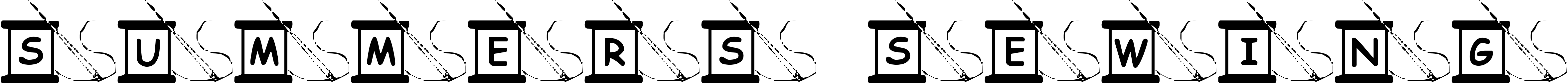 Font Summers Sewing