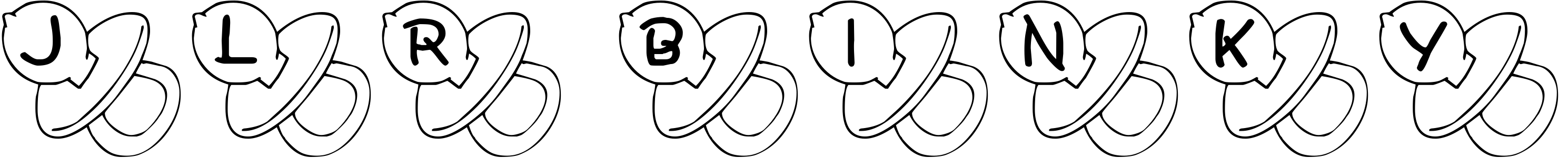 Font JLR Binky