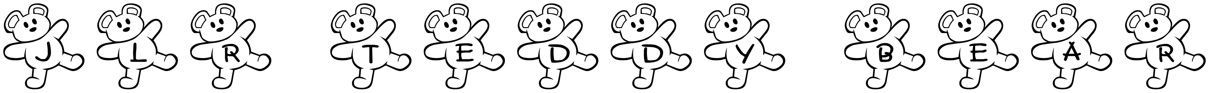 Font JLR Teddy Bear